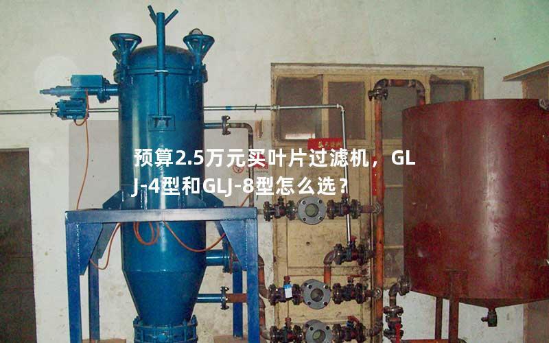 预算2.5万元买叶片过滤机，GLJ-4型和GLJ-8型怎么选？