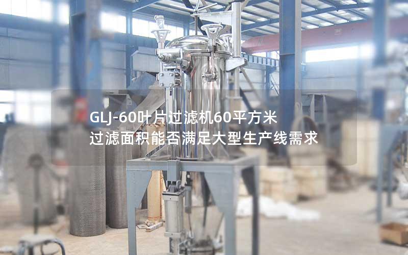 GLJ-60叶片过滤机60平方米过滤面积能否满足大型生产线需求