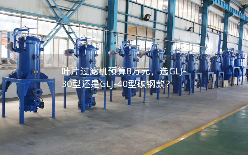 叶片过滤机预算8万元,选GLJ-30型还是GLJ-40型碳钢款? 叶片过滤机预算8万元,选GLJ-30型还是GLJ-40型碳钢款?