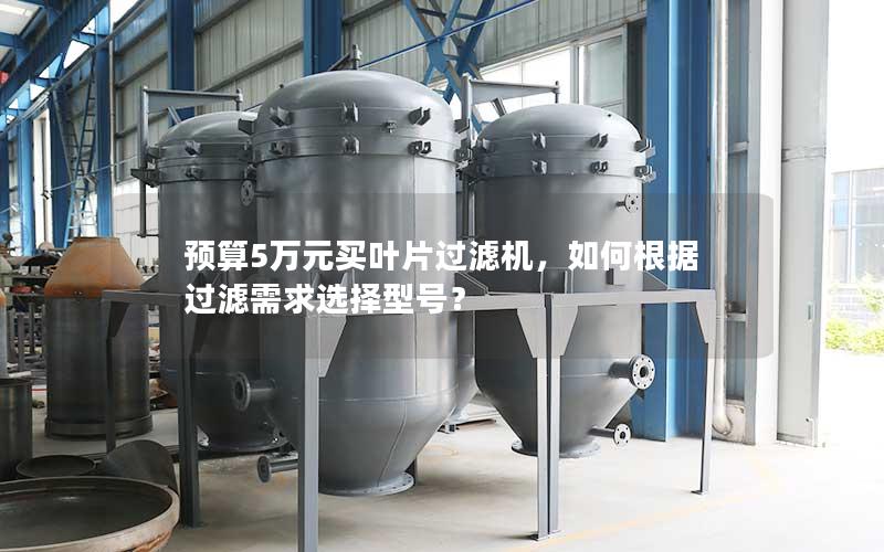 预算5万元买叶片过滤机,如何根据过滤需求选择型号? 预算5万元买叶片过滤机,如何根据过滤需求选择型号?
